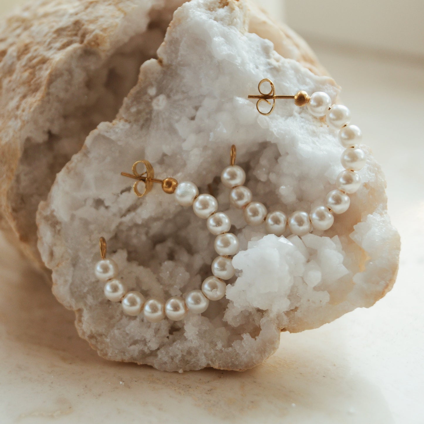 Pearl Hoops