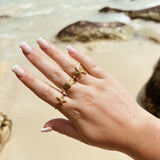 Triple Shell Ring