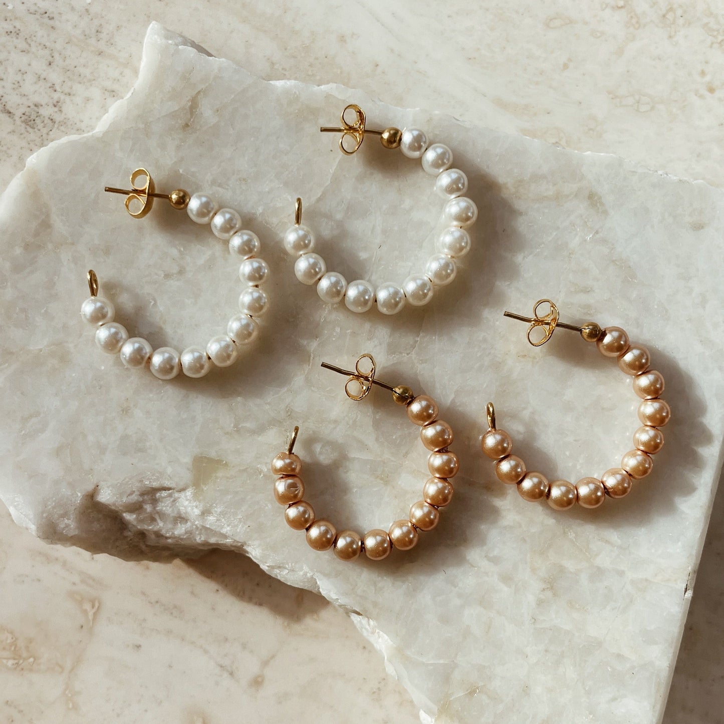 Pearl Hoops
