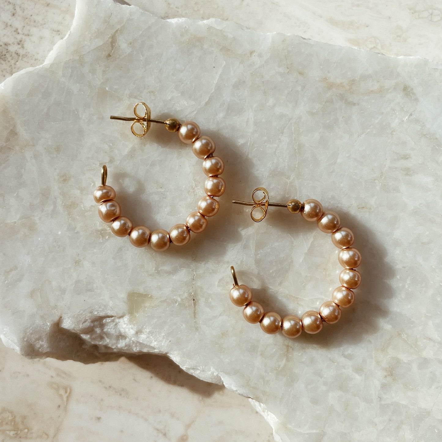Pearl Hoops