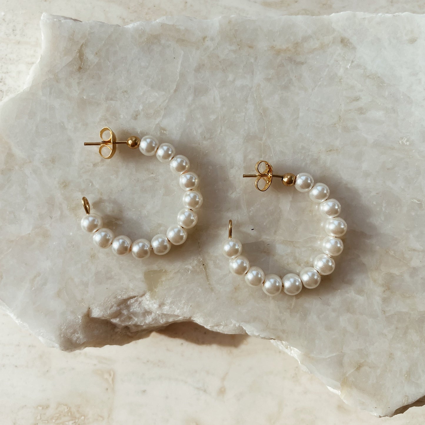 Pearl Hoops