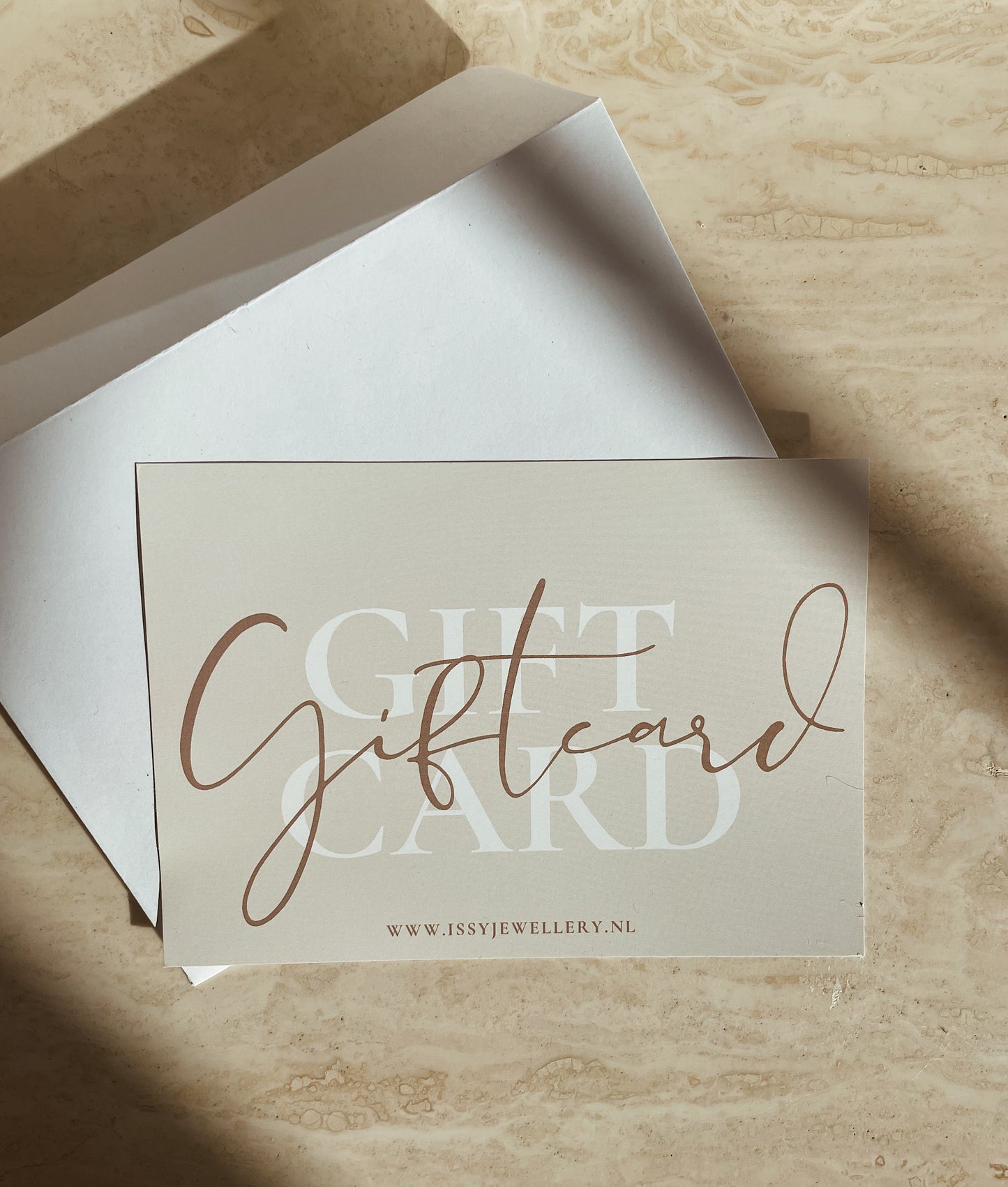 Sieradenwinkel cadeaubon, Sieraad presentatiekaart, Juwelier giftcard, Cadeaukaart voor sieraden, Sieraden tegoedbon