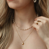 Beige World Necklace
