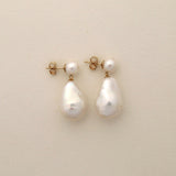 14krt Gold Filled - Barok Yas Earrings