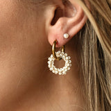 White Olivia Earrings