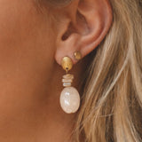 Marea Blush Statement Earrings
