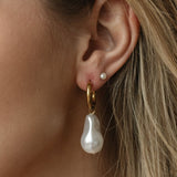 Big Pearl Earrings