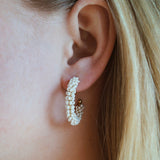 White Perfect Hoops