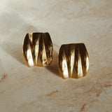Golden Ribbel Studs