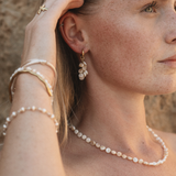 Round Drop Earrings