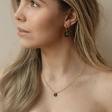 Facet Flower Necklace