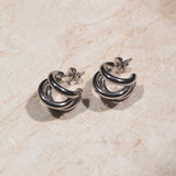 Small Triple Hoop earrings