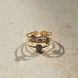 Ivory Triple Ring