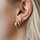Small Triple Hoop earrings