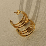 Triple Hoop earrings