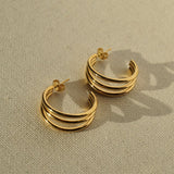Triple Hoop earrings