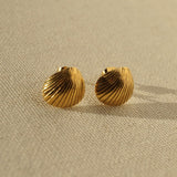 Shell Shape Studs
