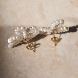 Pearl Flower Studs