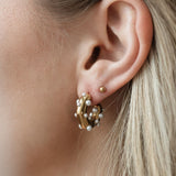 Small Pearly Hoops