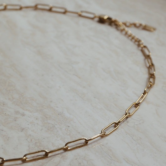 golden necklace, gouden ketting, schakel gouden ketting