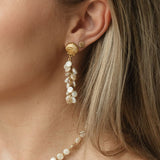 Round Shell Earrings