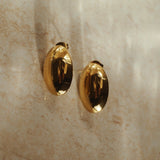Oval Golden Studs.