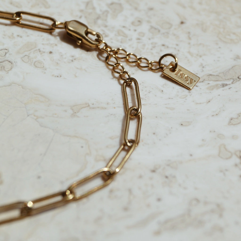 Golden bracelet, gouden armband, chain armband