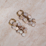 Round Drop Earrings