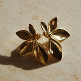 Half Flower Earrings
