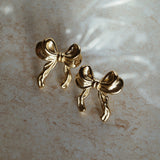 Messy Bow Stud
