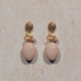 Marea Blush Statement Earrings