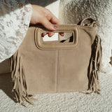 Suède Fringes Bag