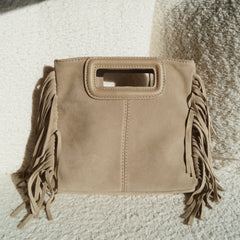 Suède Fringes Bag