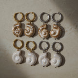 Ocean Spiral Earrings