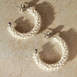 White Perfect Hoops