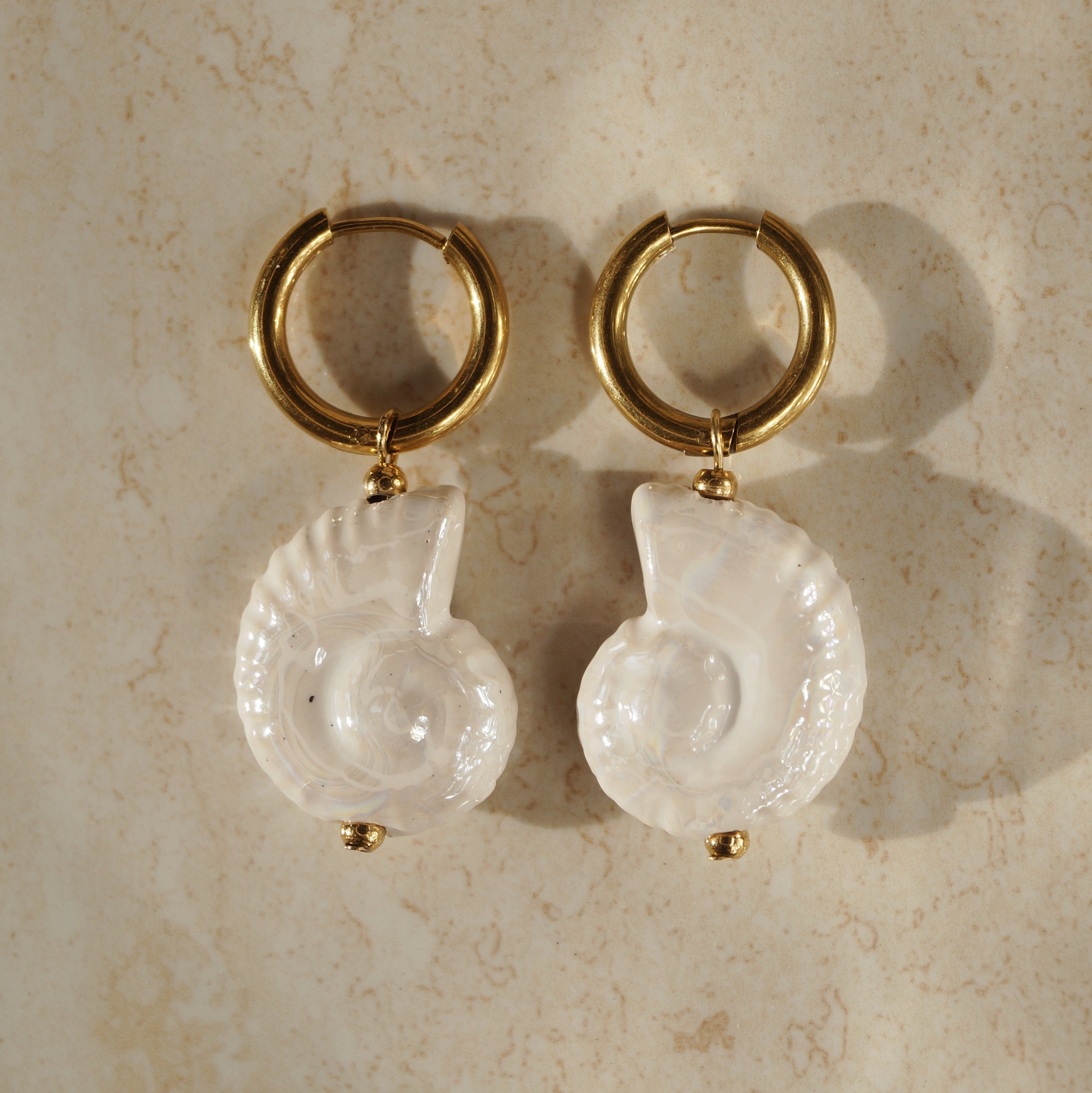 Ocean Spiral Earrings