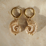Ocean Spiral Earrings