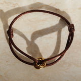 Brown Satin Bracelet
