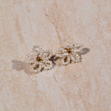 Pearl Flower Studs