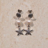 Pearly Starfish Earrings
