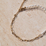 Subtile Pearl Chain Bracelet