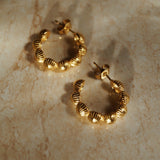 Shell Hoop Earrings