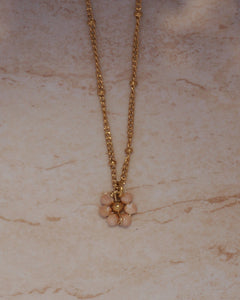 Facet Flower Necklace