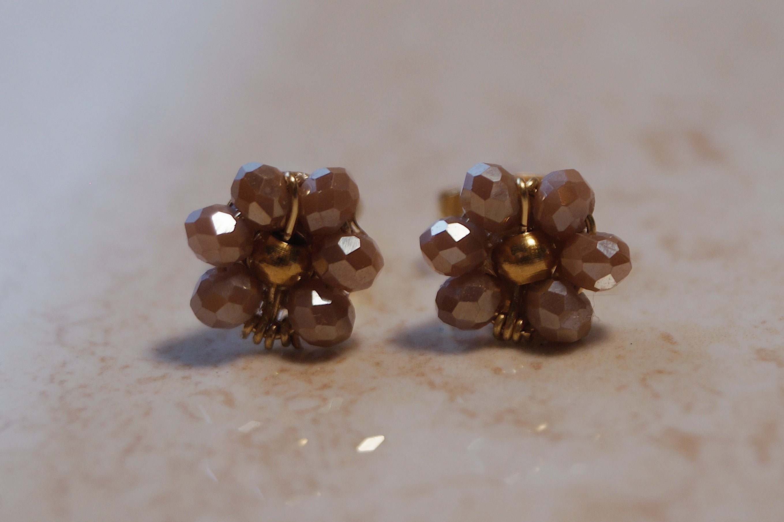 Facet Flower Studs