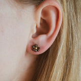 Facet Flower Studs