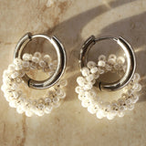 White Olivia Earrings