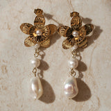 Flower Statement Earrings