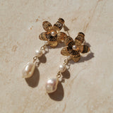 Flower Statement Earrings