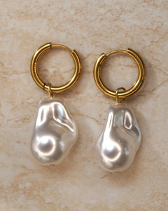Big Pearl Earrings