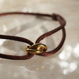 Brown Satin Bracelet